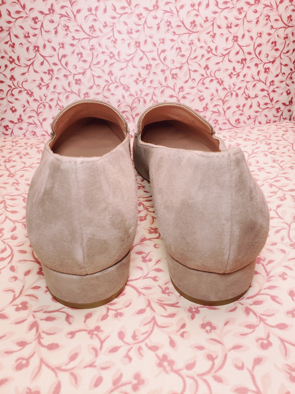 Cole Haan Taupe Suede Pointed-Toe Loafers for Women - Picture 6 of 7